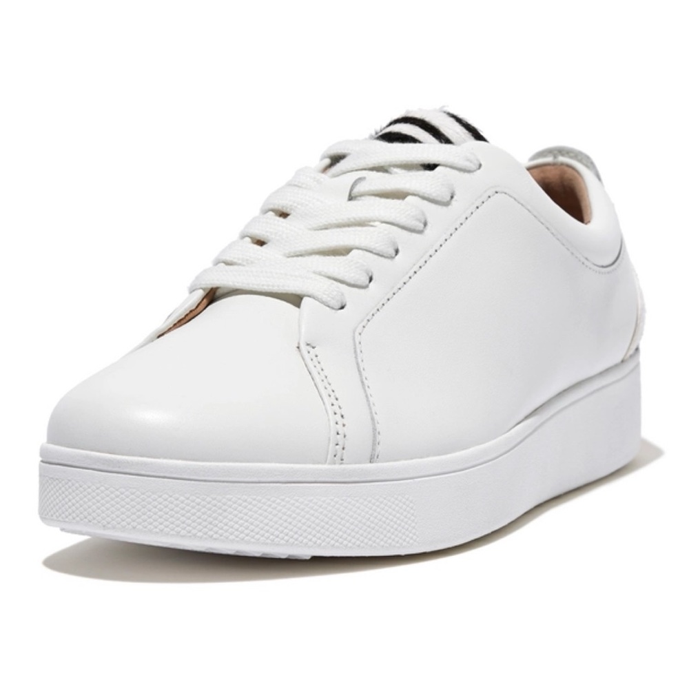 FitFlop Rally Zebra-Back Leather Urban White Zebra 10